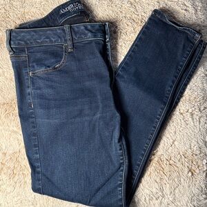 American Eagle Outfitters Dark Indigo Skinny Jeans